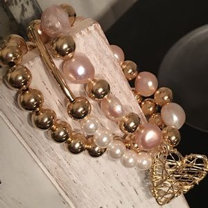 Pearl bracelet Set